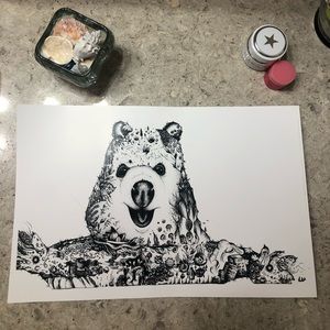 Hand drawn Australian Quokka print